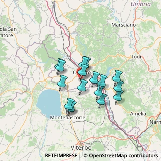Mappa Via Conicchio, 05010 Porano TR, Italia (11.09882)