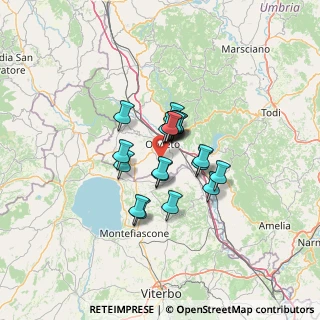 Mappa Via Conicchio, 05010 Porano TR, Italia (8.6945)