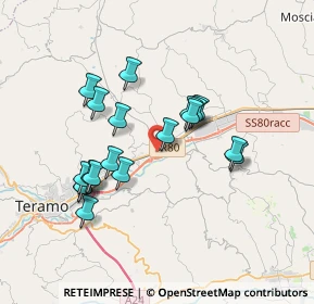 Mappa Via Amerigo Vespucci, 64100 San Nicolò A Tordino TE, Italia (3.37737)