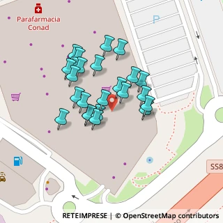 Mappa Centro commerciale Gran Sasso Via Piano d'Accio, 64100 Teramo TE, Italia (0.04708)