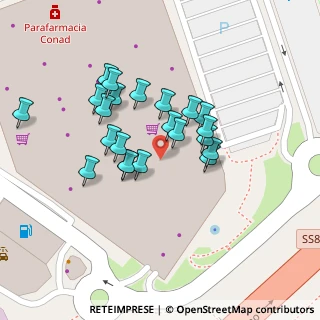 Mappa Centro commerciale Gran Sasso Via Piano d'Accio, 64100 Teramo TE, Italia (0.03478)