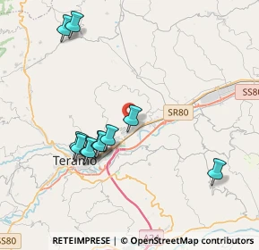 Mappa Via Vincenzo Pilotti, 64100 Teramo TE, Italia (4.04636)