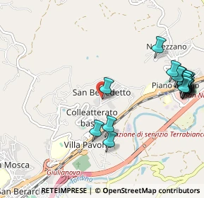 Mappa Via Vincenzo Pilotti, 64100 Teramo TE, Italia (1.378)