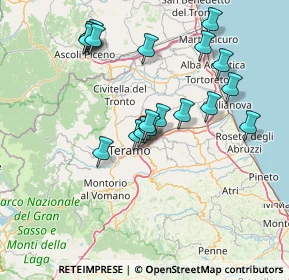 Mappa Via Vincenzo Pilotti, 64100 Teramo TE, Italia (15.23842)