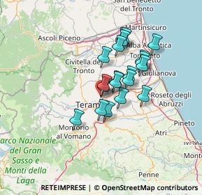 Mappa VIA COLLE, 64100 Teramo TE, Italia (10.554)