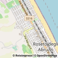 Map Roseto degli Abruzzi