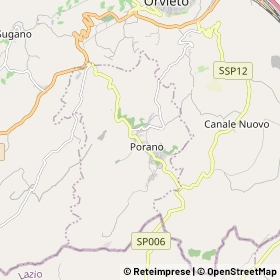 Mappa Porano