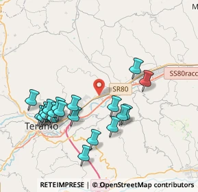 Mappa Via Salvo D'Acquisto, 64100 Teramo TE, Italia (4.248)