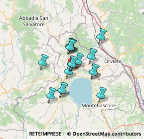 Mappa SS 74 Maremmana, 01020 San Lorenzo nuovo VT, Italia (9.60471)