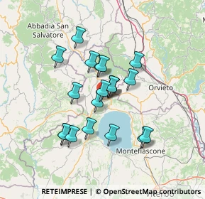 Mappa SS 74 Maremmana, 01020 San Lorenzo nuovo VT, Italia (11.481)