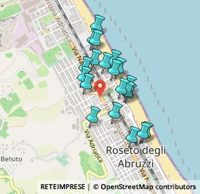 Mappa Via Aosta, 64026 Roseto degli Abruzzi TE, Italia (0.3445)