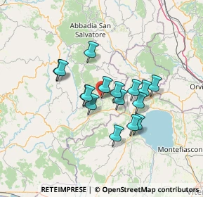 Mappa 58010 Sorano GR, Italia (10.6075)