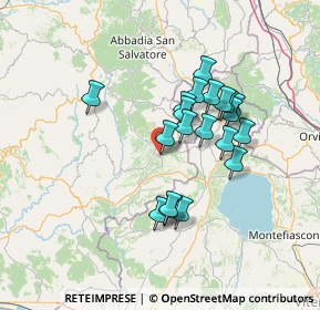 Mappa 58010 Sorano GR, Italia (12.1095)