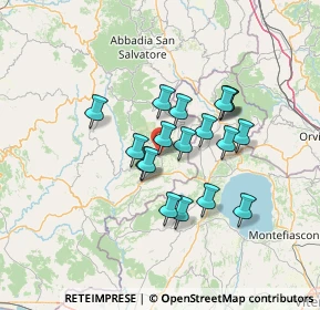 Mappa 58010 Sorano GR, Italia (11.05167)