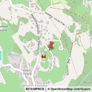 Mappa Via del Castello, 1, 39011 Lana, Bolzano (Trentino-Alto Adige)