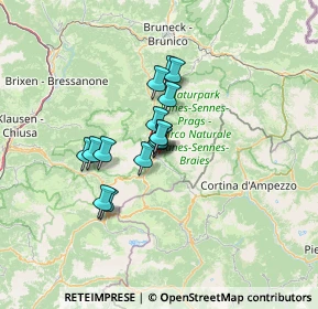 Mappa 39036 Badia BZ, Italia (8.61333)