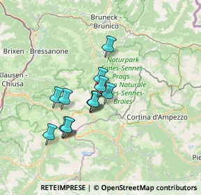 Mappa 39036 Badia BZ, Italia (10.32846)