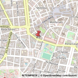 Mappa Via XX Settembre, 33, 13100 Vercelli, Vercelli (Piemonte)