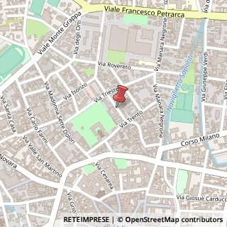 Mappa Via Oberdan Guglielmo, 7, 27029 Vigevano, Pavia (Lombardia)