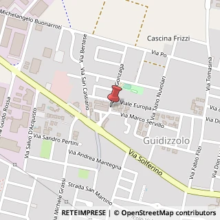 Mappa Via dei Gonzaga, 10, 46040 Guidizzolo, Mantova (Lombardia)