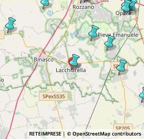 Mappa Via Antonio Gramsci, 20084 Lacchiarella MI, Italia (6.49385)