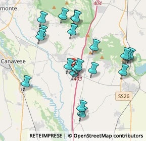 Mappa Strada Perassone, 10090 San Giusto Canavese TO, Italia (3.943)