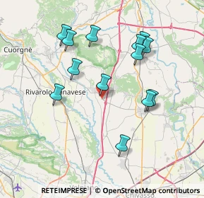 Mappa Strada Perassone, 10090 San Giusto Canavese TO, Italia (7.41769)