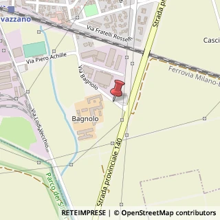 Mappa Via Bagnolo, 2, 26838 Tavazzano con Villavesco, Lodi (Lombardia)