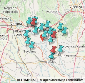 Mappa Via al Corso, 37055 Ronco all'Adige VR, Italia (10.6245)