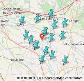 Mappa Via al Corso, 37055 Ronco all'Adige VR, Italia (6.35529)