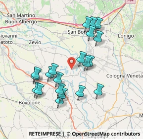 Mappa Via al Corso, 37055 Ronco all'Adige VR, Italia (7.087)