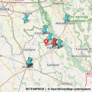 Mappa Via Guido Ivaldi, 27029 Vigevano PV, Italia (7.04167)