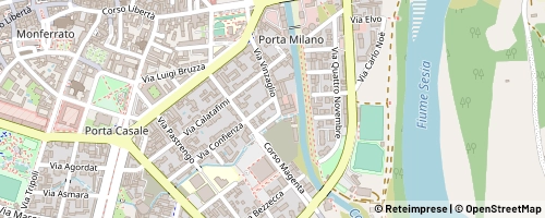 Mappa Vercelli