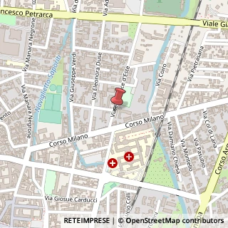 Mappa Via Carlo Goldoni,  15, 27029 Vigevano, Pavia (Lombardia)