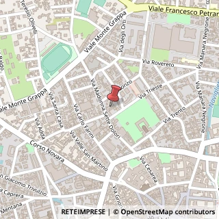Mappa Via Madonna Sette Dolori, 13, 27029 Vigevano, Pavia (Lombardia)