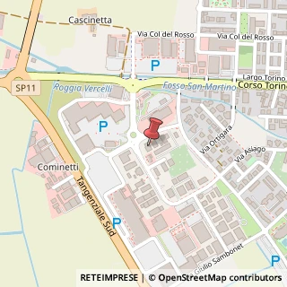 Mappa Via Giuseppe Milano, 9/11, 13100 Vercelli, Vercelli (Piemonte)