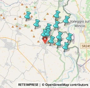 Mappa Via Ortaglia, 46049 Volta Mantovana MN, Italia (2.68571)