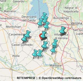 Mappa Via Mondini, 46049 Volta Mantovana MN, Italia (10.3485)