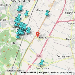 Mappa Via Galileo Galilei, 35020 Carrara San Giorgio PD, Italia (2.4195)