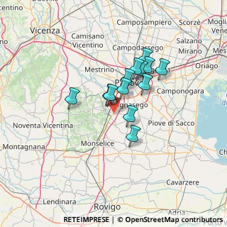Mappa Via Galileo Galilei, 35020 Carrara San Giorgio PD, Italia (9.86538)
