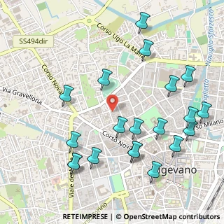 Mappa Via S. Casa, 27029 Vigevano PV, Italia (0.5985)