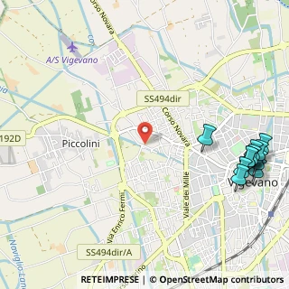 Mappa Via Cuneo, 27029 Vigevano PV, Italia (1.54091)