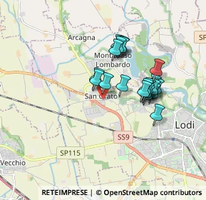 Mappa Via della Tovaiera, 26900 Lodi LO, Italia (1.4345)