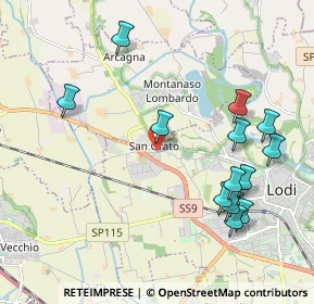 Mappa Via della Tovaiera, 26900 Lodi LO, Italia (2.25)