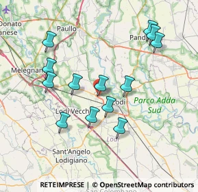 Mappa Via della Tovaiera, 26900 Lodi LO, Italia (7.26231)