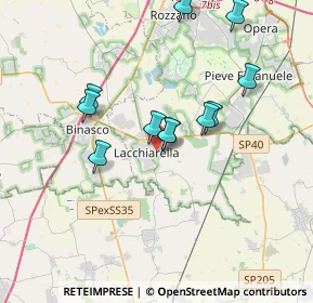 Mappa Via Palmiro Togliatti, 20084 Lacchiarella MI, Italia (3.24091)