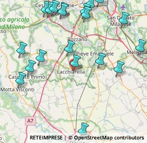 Mappa Via Palmiro Togliatti, 20084 Lacchiarella MI, Italia (10.5105)