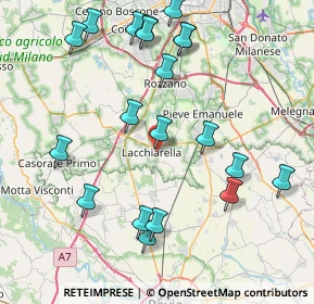 Mappa Via Palmiro Togliatti, 20084 Lacchiarella MI, Italia (9.0665)