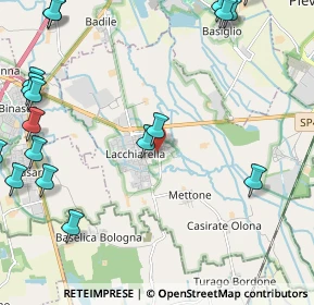 Mappa Via Palmiro Togliatti, 20084 Lacchiarella MI, Italia (3.244)