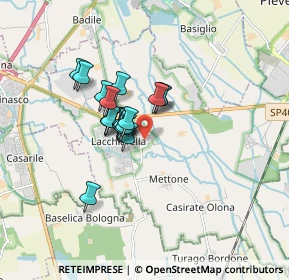 Mappa Via Pietro Nenni, 20084 Lacchiarella MI, Italia (1.0855)